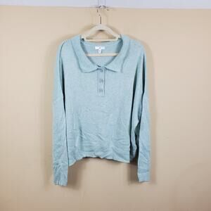 BP. Light Blue Polo Sweater Women's Size 3X